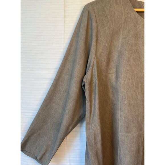 Special Thyme Ltd Womens 2-Piece Set 22W Gray Buttoned Blouse & Pants Rayon Blen - Picture 16 of 16